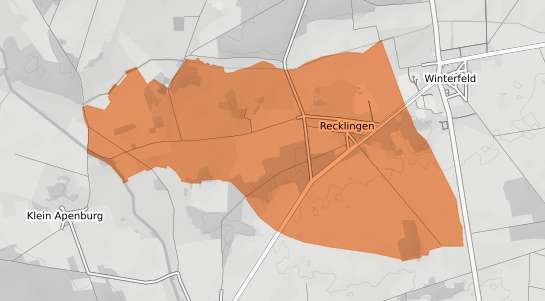 Mietspiegelkarte Apenburg Winterfeld Recklingen